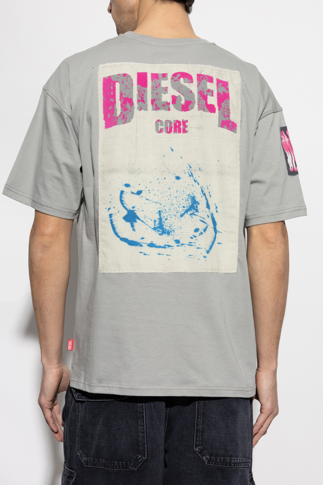 Green T-shirt T-BOXT-SLITS-R8 Diesel - Vitkac GB